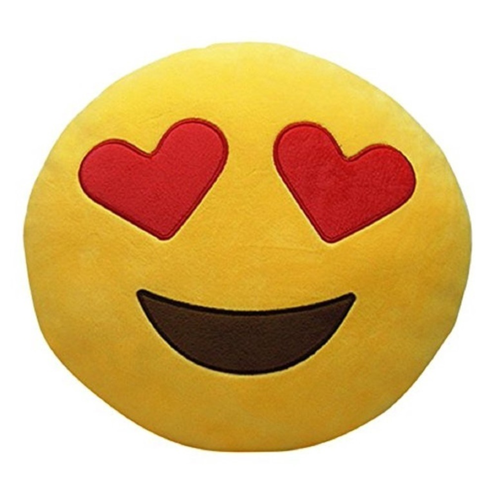Heart Eyes Emojicon Quality Soft Plushy/Pillow​